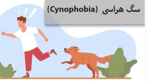 ترس زیادی از سگ