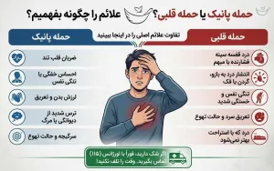حمله پانیک یا حمله قلبی؟ تفاوت علائم را چگونه بفهمیم؟