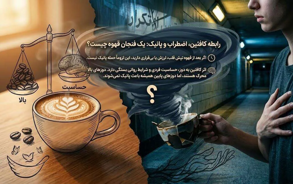 آیا قهوه و کافئین باعث حمله پانیک میشوند؟